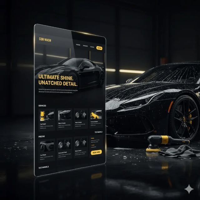 Car Detailing Website Project